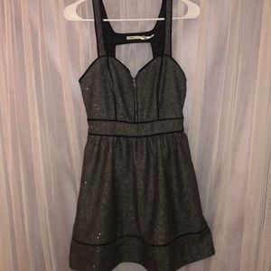 Gray sparkle dress